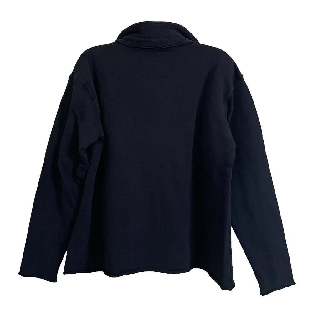 Frank & Eileen Patrick Popover Henley Sweatshirt Top Shirt Medium Triple Fleece - Picture 3 of 12